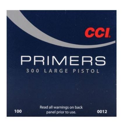 Large Pistol Primers CCI 100pk - IN STORE ONLY